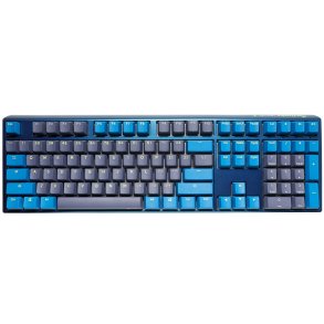 Ducky One 3 Daybreak RGB tastatur Spil USB Tysk Sort, Bl�, Gr�n