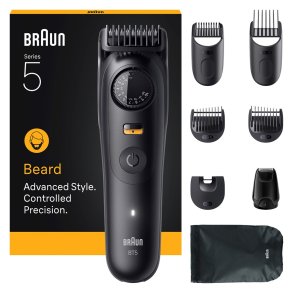Braun BeardTrimmer 5 BT5560 skg trimmer Batteri 40 2 cm Vd og tr Sort