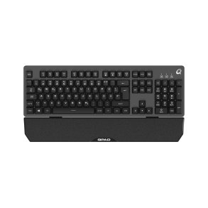 QPAD MK-40 tastatur Spil USB QWERTZ Tysk Sort