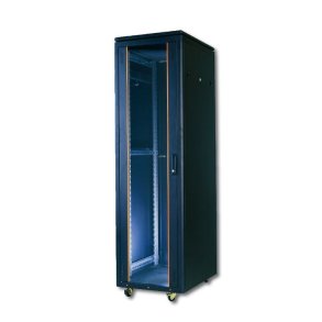 Microconnect CABINET8 stativ 42U Fritst�ende reol Sort