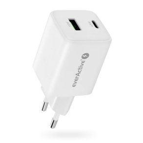 Charger 1 x USB Quick Charge 4.0, 1 x USB-C 45W white