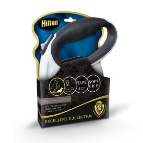 HILTON Smart dog M (20kg) - automatisk line - hvid-sort - 4 m