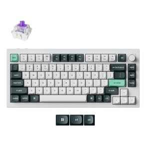 Keychron Q1 HE tastatur Universel USB + RF Wireless + Bluetooth Hvid