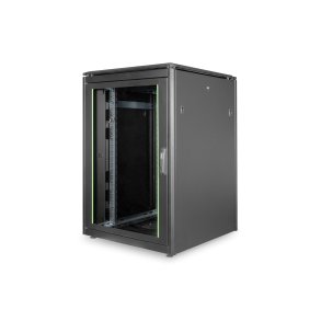 Digitus DN-19 22U-8/8-B-1 stativ Fritst�ende reol Sort
