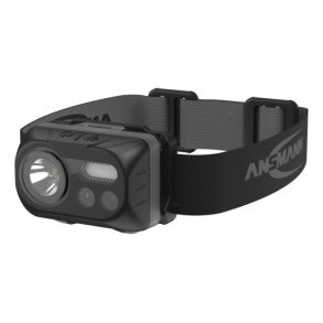 Ansmann HD230BS Sort Hovedbnd lommelygte COB LED