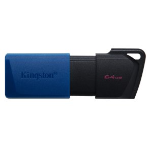 Kingston Technology DataTraveler 64 GB USB 3.2 Gen 1 Exodia M (sort + bl) - 2 stk.