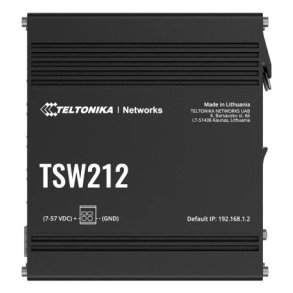 Teltonika TSW212 Administreret L2 Gigabit Ethernet (10/100/1000) Sort