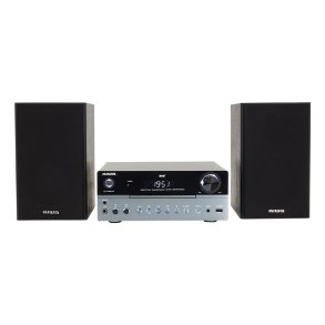 Aiwa MSBTU-700DAB stereoanl�g Home audio micro system 25 W Arktisk bl�, Sort