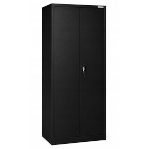 Iron Mate Mars metalgarageskab, RAL9005, 185 x 90 x 45 cm, sort