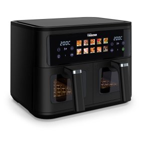 Tristar FR-9075 frituregryde Dobbelt 9 L Enkeltst�ende 2500 W Varmluftsteger Sort