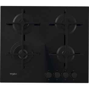 Whirlpool AKT 627/NB1 Sort Indbygget 59 cm Gaskomfur 4 zone(s)