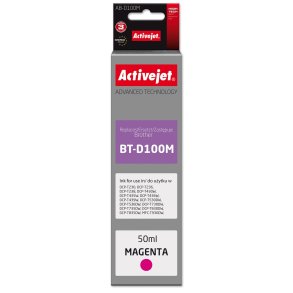 Activejet AB-D100M Bl�kpatron til Brother-printer, erstatning for Brother BT-D100M; Supreme; 50 ml; lilla