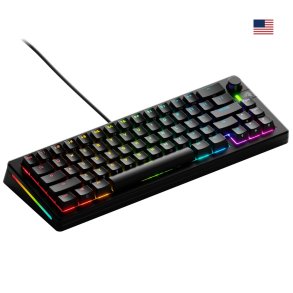 Glorious Gaming GMMK 3 65% Prebuilt tastatur Spil USB QWERTY US engelsk Sort