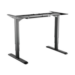 Equip 650805 stel til skrivebord Elektrisk 2 ben Sort