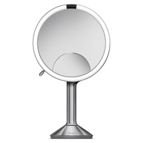 simplehuman ST3024 makeup spejl Fritst�ende Rund B�rstet st�l