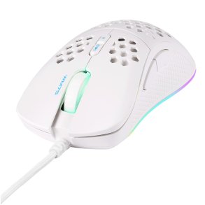 Deltaco Gaming GAM-108-W mus Spil H�jre h�nd USB Type-A Optisk 6400 dpi