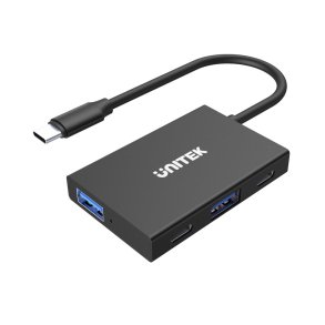 UNITEK uHUB Q4 USB 3.2 Gen 1 (3.1 Gen 1) Type-C 10000 Mbit/s Gr