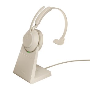 Jabra Evolve2 65 Headset Tr�dl�s Kontor/Callcenter USB Type-A Bluetooth Beige