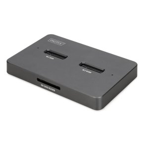 Digitus DA-71546-1 drev dockingstation USB 3.2 Gen 2 (3.1 Gen 2) Type-C Sort