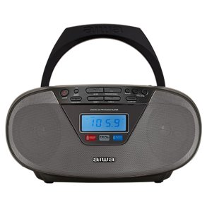 Aiwa BBTU-400BK b�rbar stereosystem Analog & digital 6 W FM Sort MP3-afspilning