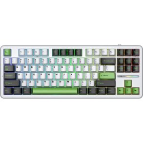 AULA Gasket F87 Thunder Black GrayWoodV3 RGB Tastatur