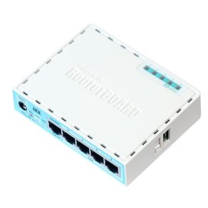 Mikrotik RB750GR3 kabelforbundet router Gigabit Ethernet Turkis, Hvid