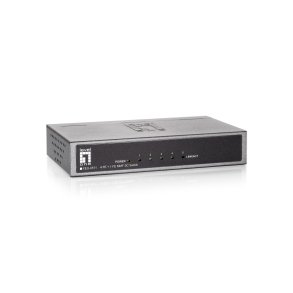 LevelOne FEU-0511 netv�rksswitch Fast Ethernet (10/100) Sort, Gr�