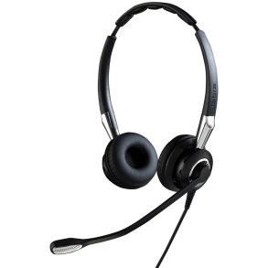 Jabra BIZ 2400 II Headset Ledningsf�rt Kontor/Callcenter Sort, S�lv