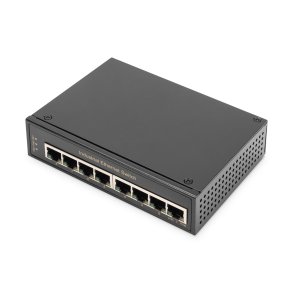 Digitus DN-651108 netvrksswitch Ikke administreret Gigabit Ethernet (10/100/1000) Sort