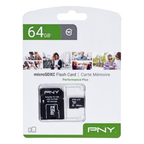 PNY Performance Plus 64 GB MicroSDXC Klasse 10