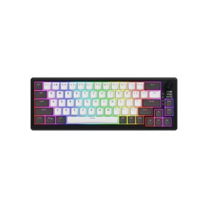 HATOR Skyfall Pro Wireless 65 tastatur Spil USB + RF Wireless + Bluetooth QWERTY US engelsk Sort, Gr�