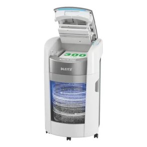 Leitz 80420000 IQ Optimax AutoFeed 300 papirmakulator, P4, 300 ark, 25 l affaldsbeholder