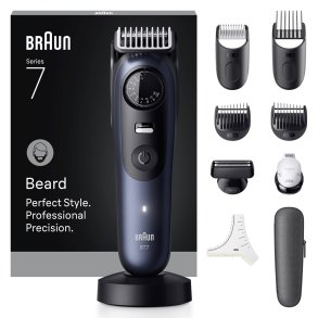 Braun BeardTrimmer 7 80789809 skg trimmer Vekselstrm/batteri 40 2 cm Vd og tr Mrkebl