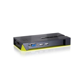 LevelOne KVM-0422 KVM Switch Sort, Gr�n