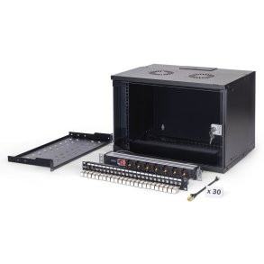 Digitus DN-49203-SET stativ 7U V�gmonteret stativ Sort