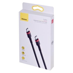 Baseus CATKLF-G91 USB-kabel 1 m USB C Sort