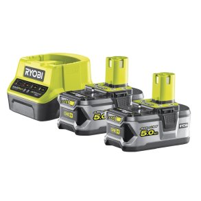 RYOBI RC18120-250 2x Batteri 18 V 5,0 Ah + oplader
