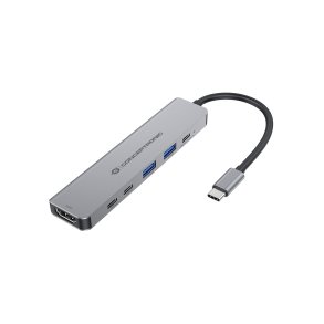 Conceptronic DONN33G dockingstation Ledningsf�rt USB 3.2 Gen 1 (3.1 Gen 1) Type-C S�lv
