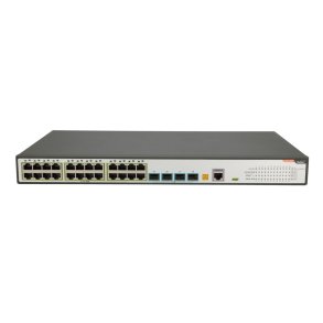 FiberHome S5800-28T-X-PE-AC netvrksswitch Administreret L2/L3 Gigabit Ethernet (10/100/1000) Strm over Ethernet (PoE) 1U Sort, Gr