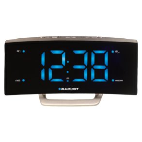 Blaupunkt CR7BK radio Ur Analog & digital Rustfrit st�l