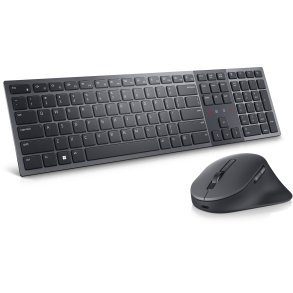 DELL KM900 tastatur Mus inkluderet Kontor RF tr�dl�s + Bluetooth QWERTZ Tysk Grafit