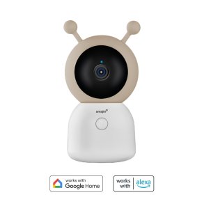 omajin by Netatmo OBC-01-EU Baby videosk�rm Wi-Fi/Ethernet Beige, Sort, Hvid