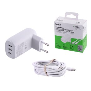 Belkin BoostCharge Laptop, Smartphone, Universel Hvid Vekselstrm Hurtig opladning Indendrs