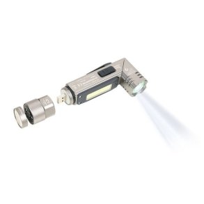 TROIKA ECO KNICKLICHT PRO Gr� Magnetisk beslag til lommelygte COB LED