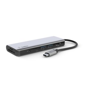 Belkin AVC009btSGY Hub USB 3.2 Gen 1 (3.1 Gen 1) Type-C Slv