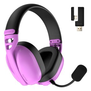 HATOR Hyperpunk 3 Wireless Headset Kabel & tr�dl�s Spil USB Type-C / USB Type-A Bluetooth Violet