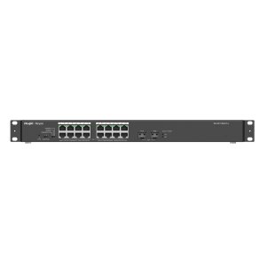 Ruijie Networks RG-ES118GS-P-L netv�rksswitch Ikke administreret L2 Gigabit Ethernet (10/100/1000) Str�m over Ethernet (PoE) Sort