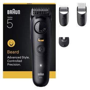 Braun BeardTrimmer 5 80789813 skg trimmer Vekselstrm/batteri 20 2 cm Vd og tr Sort