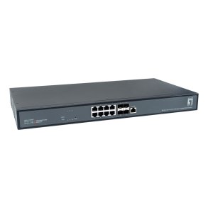 LevelOne XEL-1291 Administreret L3 10G Ethernet (100/1000/10000) 1U Sort