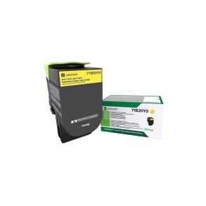 Lexmark 71B20Y0 tonerpatron 1 stk Original Gul